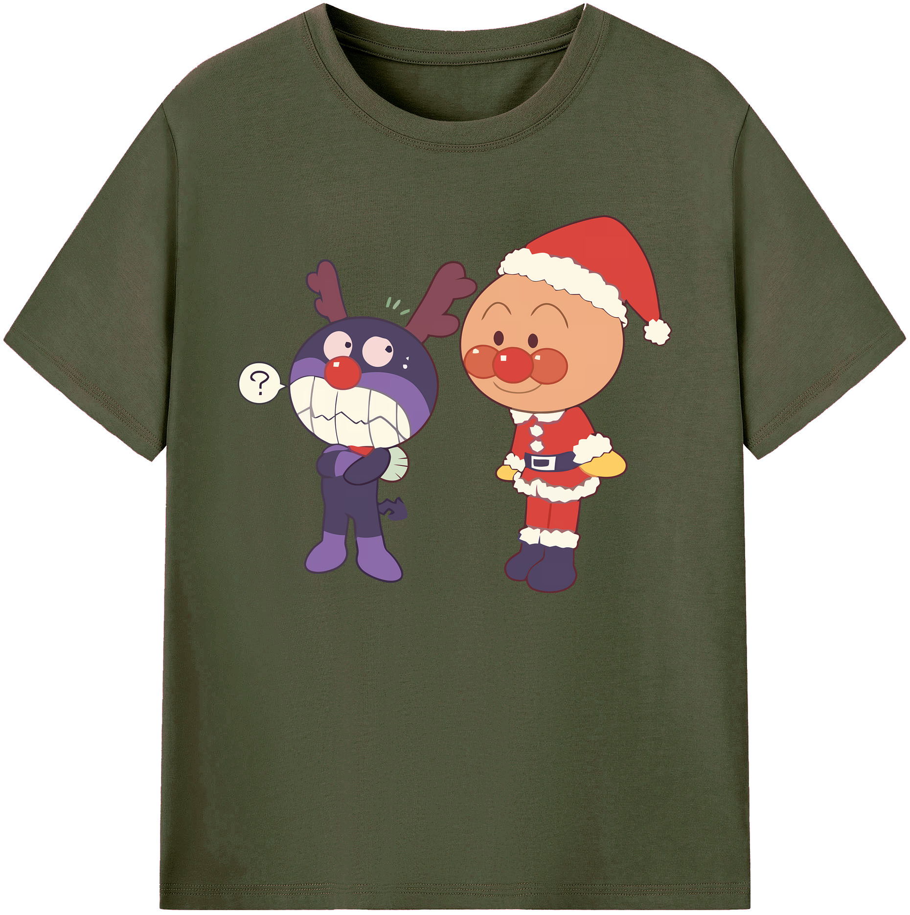 （画像用） アンパンマン Anpanman 綿100％ メンズ半袖Tシャツ｜肌触りやわらか＆通気性